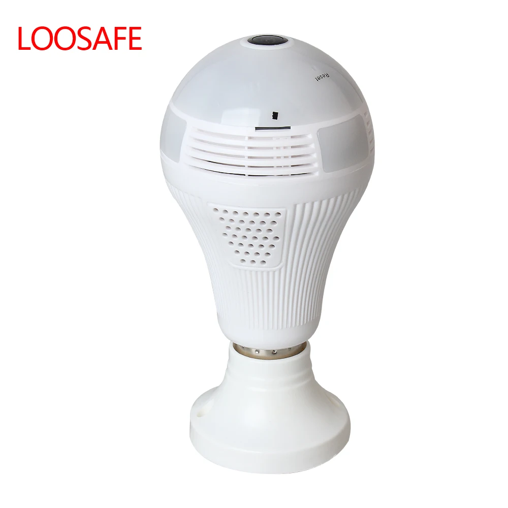 
Newest !!! Cheap Price 960P 360 Degree VR Panoramic Bulb IP Camera Indoor Wifi Two Way Audio Security Camera Wifi  (60698770074)
