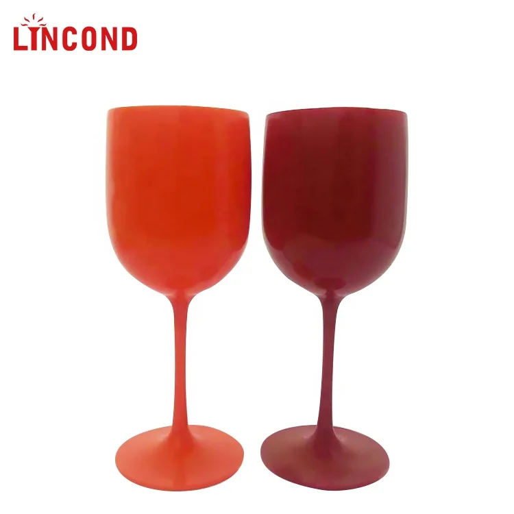 

Lincond Wine Glasses Red Wine Glass Clear Hand Blown Glasses, Long Stem Wine Glasses for Wedding Party, Customer's pms color
