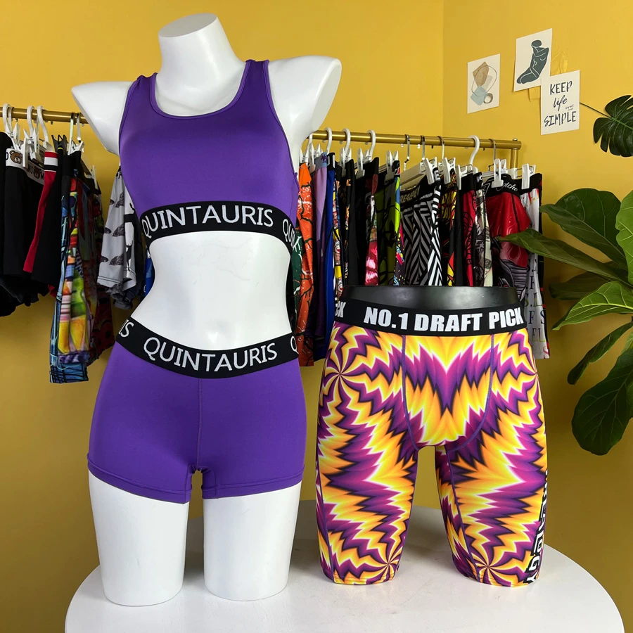 

Custom Jacquard logo with sublimation plus size for womens sexy underwear men's briefs & boxers, Customized colors