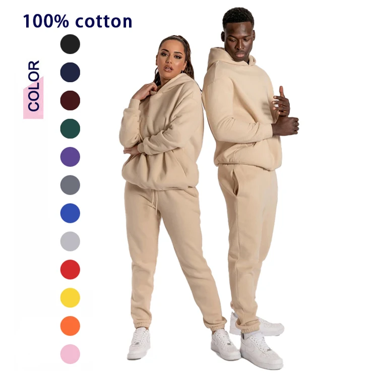 

New Comfortable Loose Hoodies Comfortable Loose Trendy Brand Popular Men's and Women's Hoodies Suit Women Casual Sweat Suit, White, navy, pink, black,----