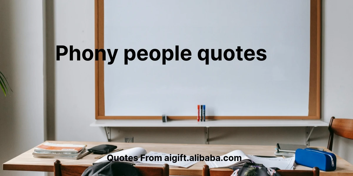 phony people quotes