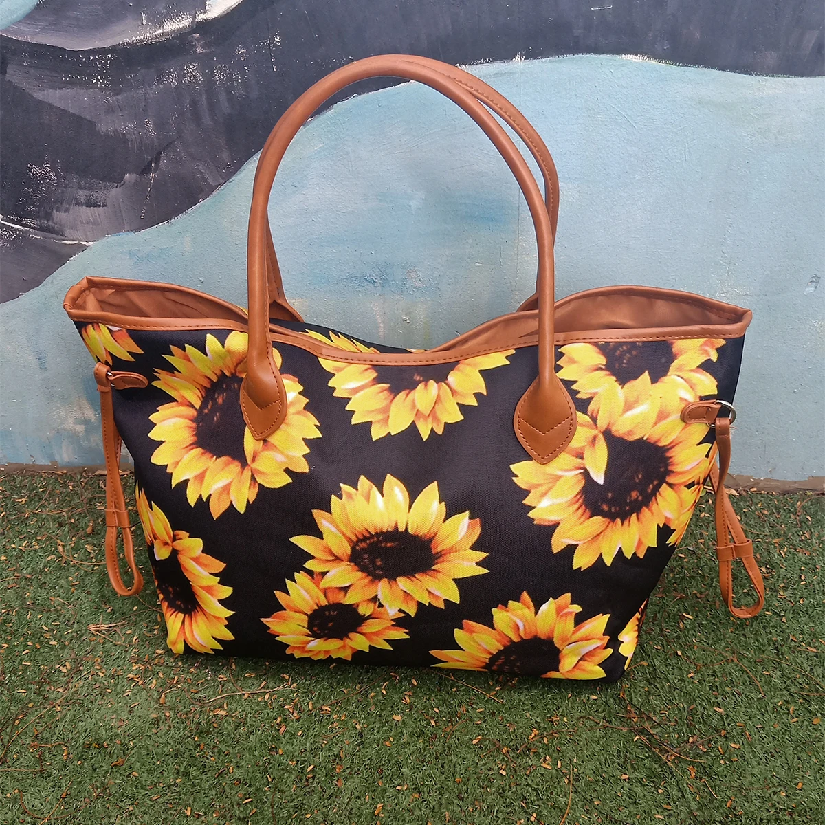 

Classic Sunflower Weekender Handbag Casual Women Shopper Shopping Tote Bag DMA71616