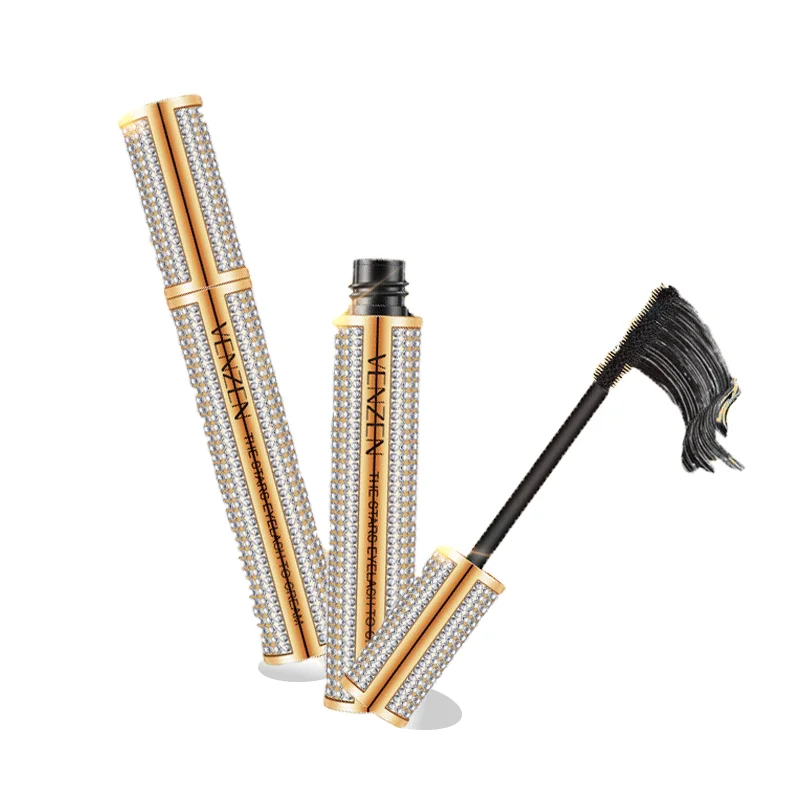

Venzen glorious diamond slender mascara private label fiber mascara long eyelashes fine bristles no blooming black mascara