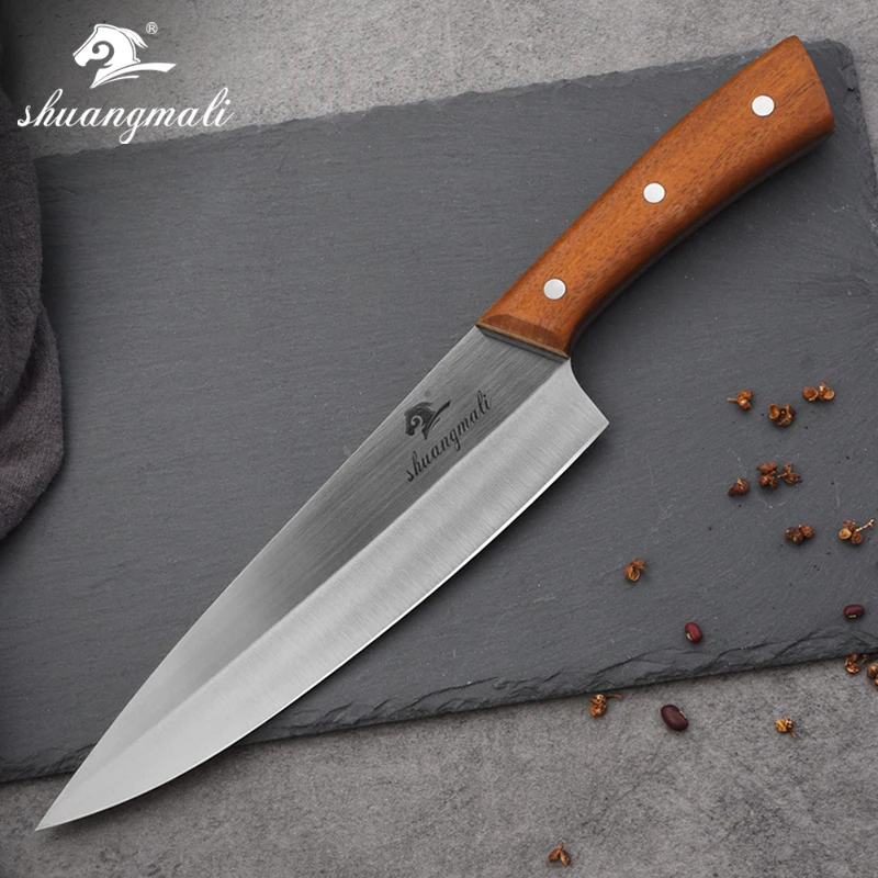 

Professional 4Cr13 Steel Cutting Chicken Chef Butcher Kitchen Knife