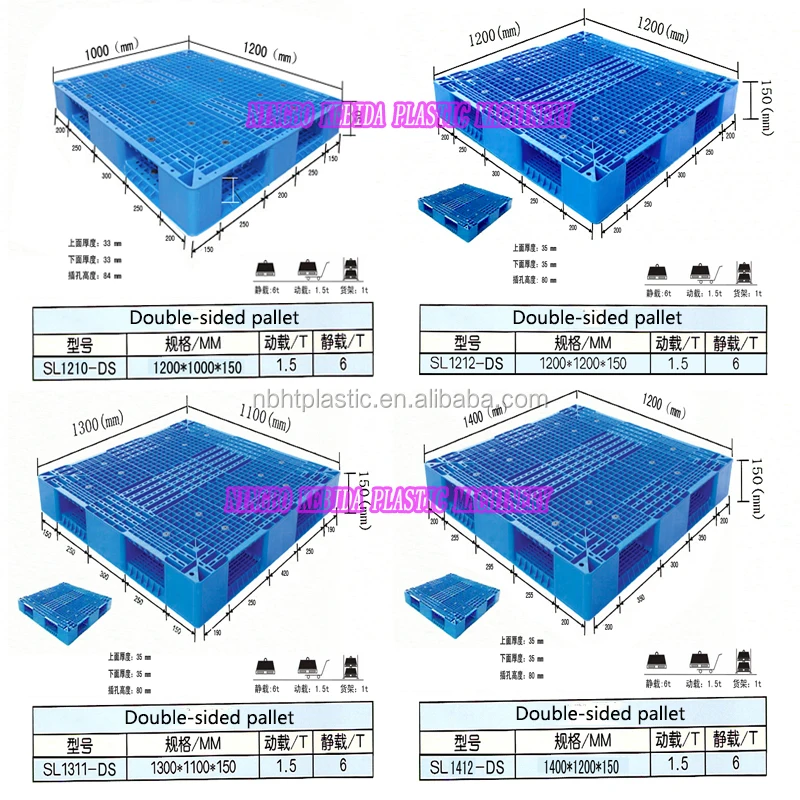 
Automatic plastic pallet making plastic molding tray injection moulding machine 