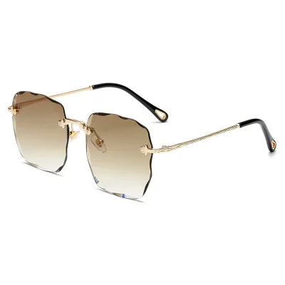 

Online Custom Gradient Women Cut Edge Provisor Sunglass Clear Color Designer Sunglasses Sunglasses Quay Authentic 2021 Y2K
