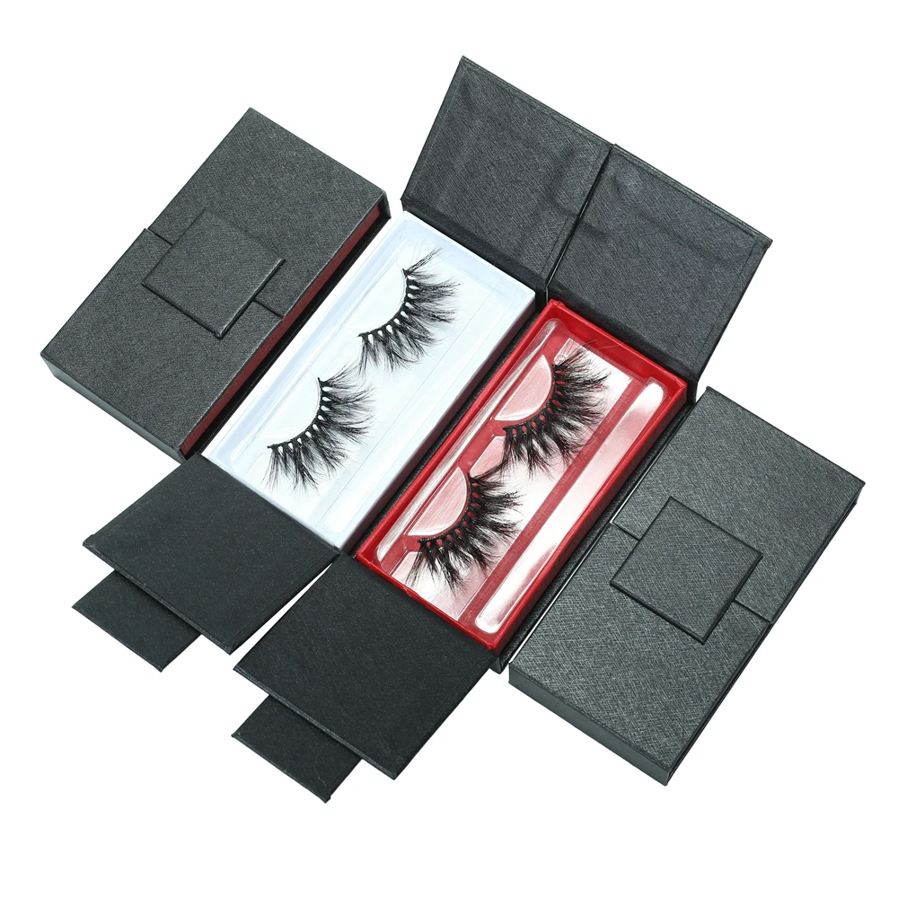 

3d Effect Suppliers Eyelashes Strip On Asian, Natural black