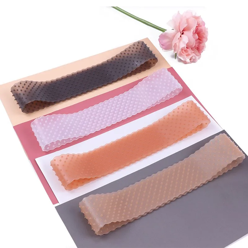 

Transparent Silicone Headband Flexible Silicone Wigs Non Slip Wig Bands Comfortable Strong Hold On Heads For Wigs And Frontal, Transparent, dark brown, light brown, pink, orange, black