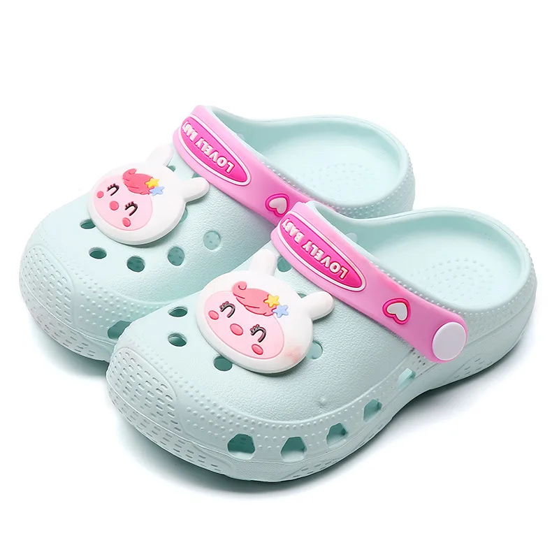 

New children's sandals baby girls silicone shoes non-slip hole shoes beach shoes cute boys and children Baotou, Picture