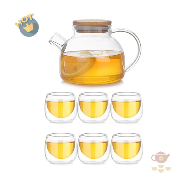 

2021 Home Coffee Kettle Glass 500ml 80ml Tea Pot Tea Coffee Kettle Coffee And Tea Sets