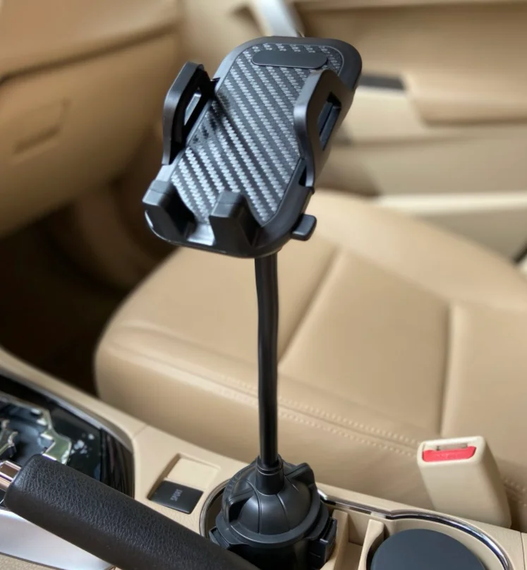 

Universal Portable Cell Phone Car Cup Holder Phone Mount Adjustable Gooseneck Cup Phone Holder For Car