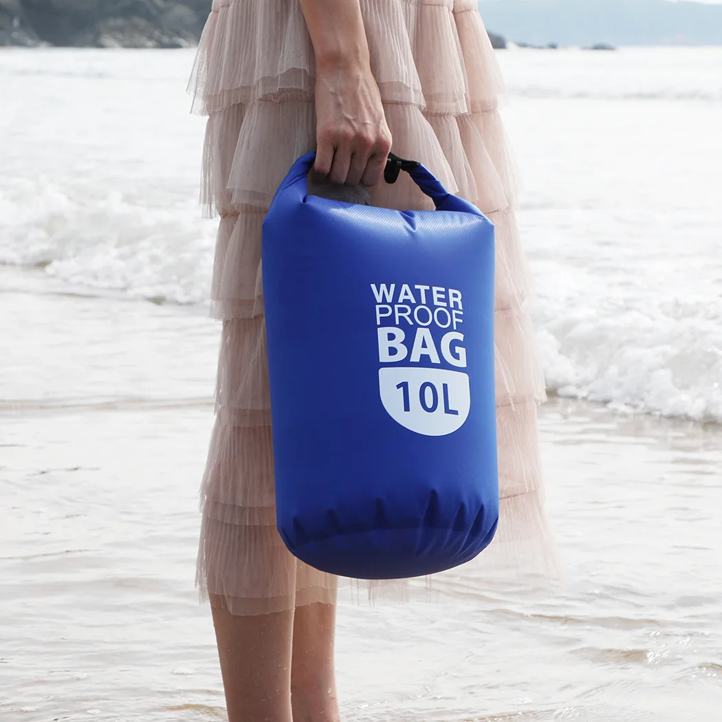

Lightweight 10 L Capacity Transparent Swimming Storage Waterproof Beach Dry Bag