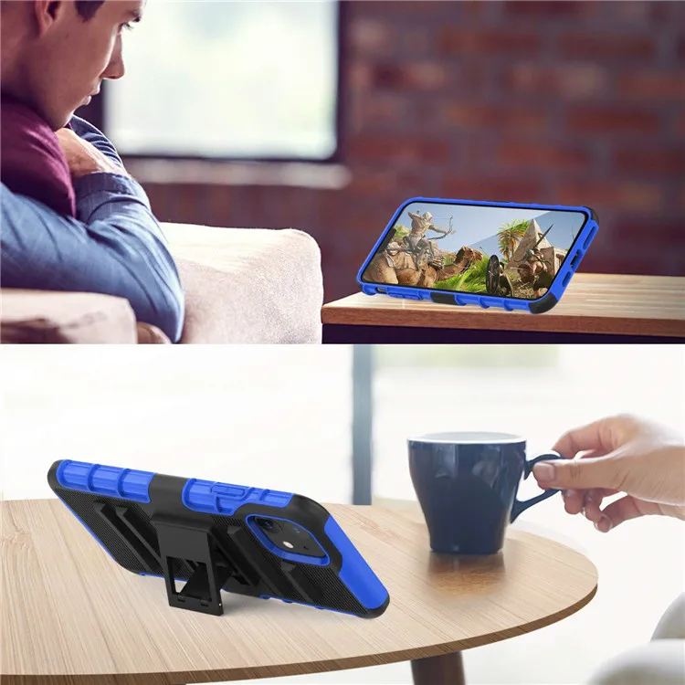 MoKo Wholesale belt clip PC hard protective cellphone case for iphone 11 6.1 inch 2019