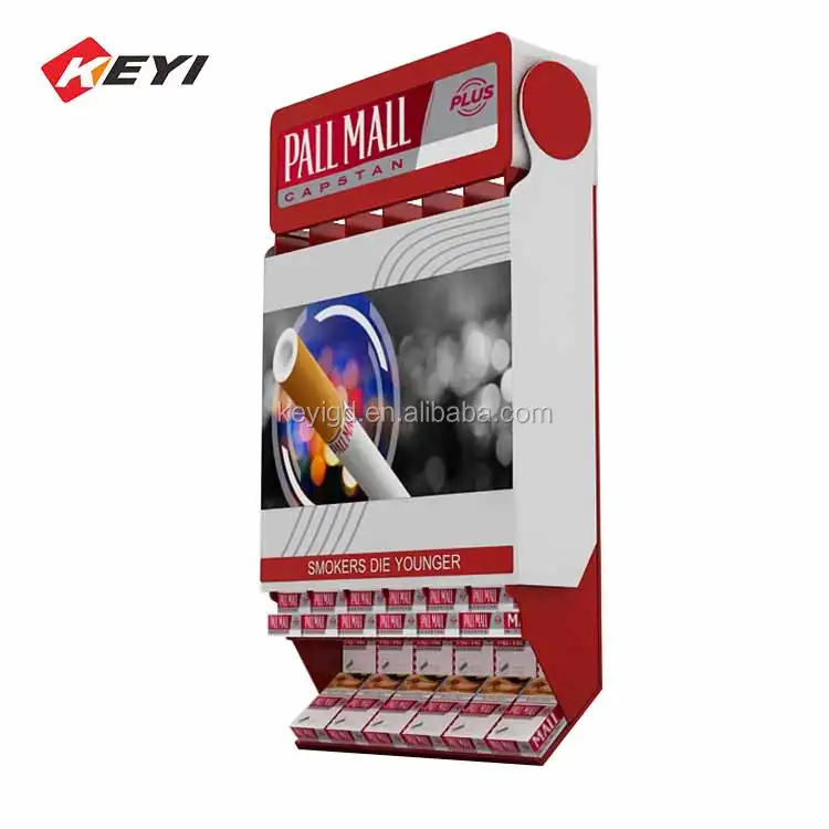 Custom Various Retail Rack Wall Mounted Hanging Cigarette Display