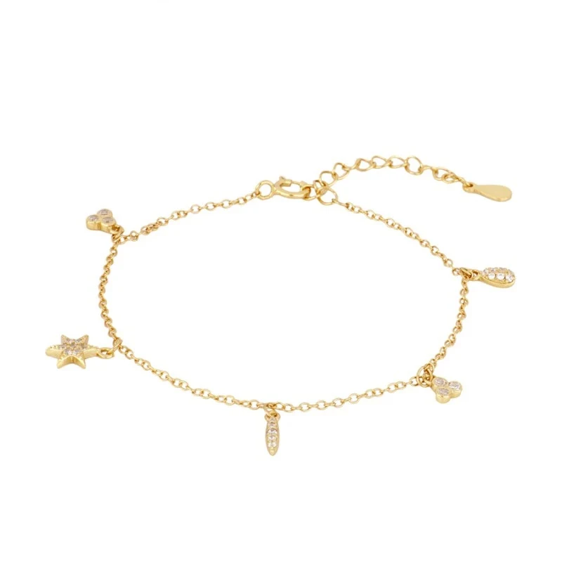

European and American trend S925 sterling silver fashion diamond bracelet