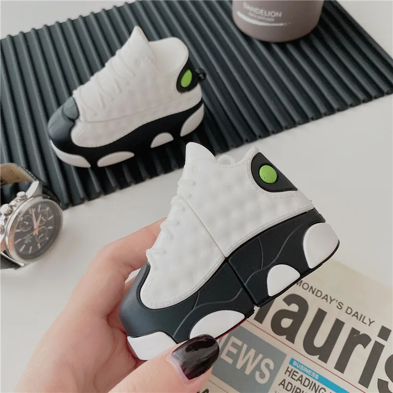 

Panda Color For Shoe Box drop shipping For AJ 3D shoes cute Airpods 2 case leather for leather Airpods pro case