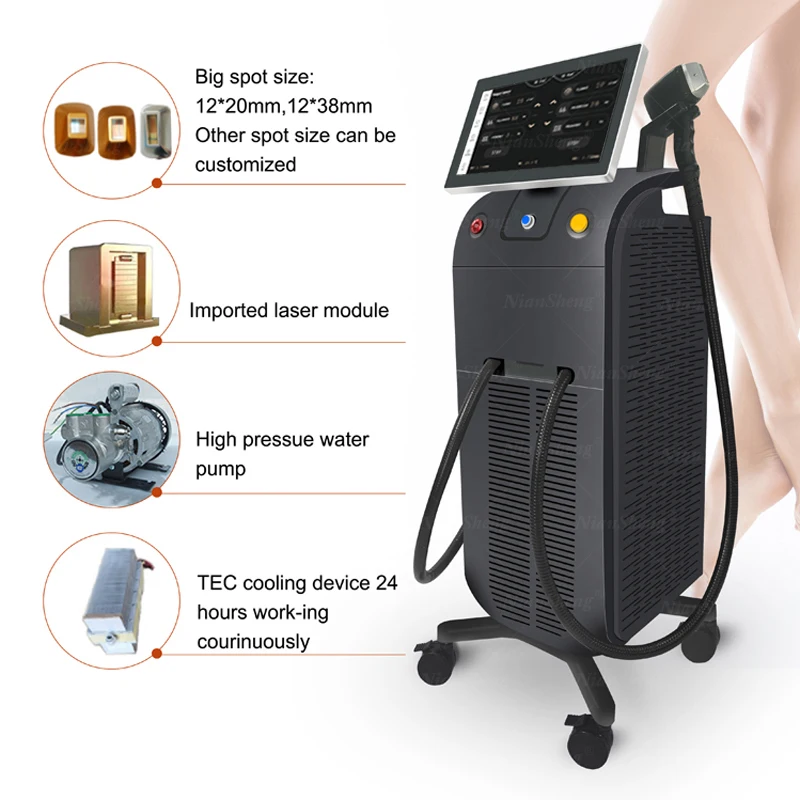 

Diode Laser Hair Removal 755 808 1064nm