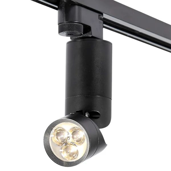 9W Zoomable LED Track Light Aluminum Spotlight  for Art Gallery show Museum Lighting