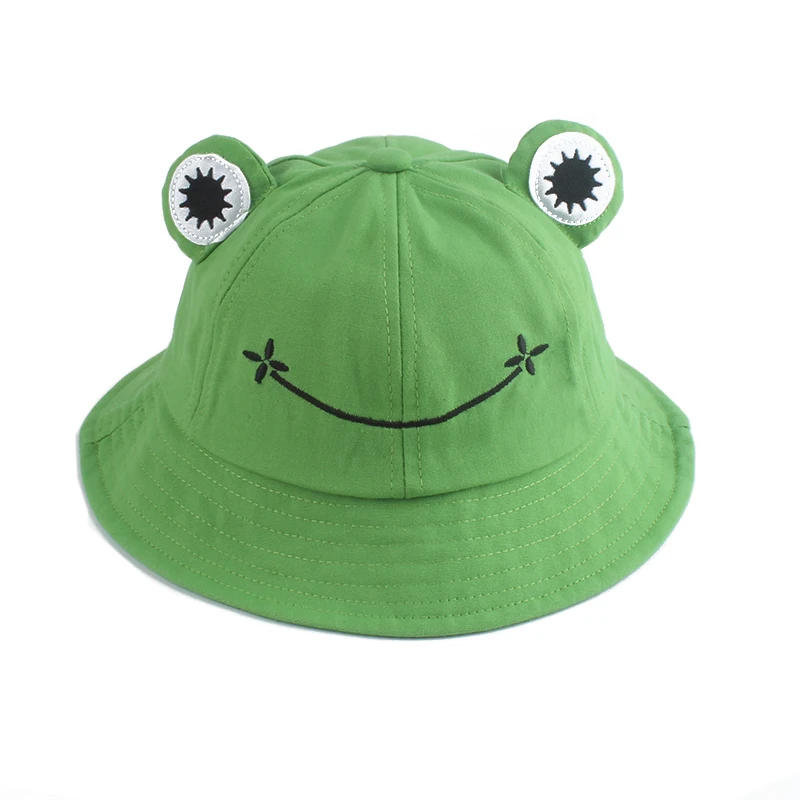 Parent Cartoon Frog Bucket Hat