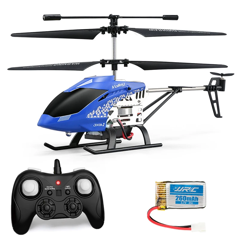 

GYRO RC Helicopter JJRC JX01 Drone 2.4G 3CH Altitude Hold Alloy Anti-collision RC Helicopter with Light RC Plane Toys for kids