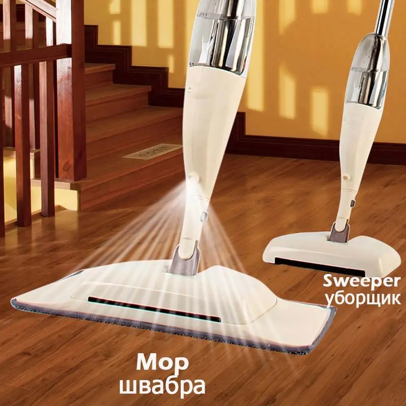 

Spray Mop with Reusable Microfiber Pads Handle Mop for Home Kitchen Laminate Wood Ceramic Tiles Floor Cleaning Floor Spray Mops, Customized