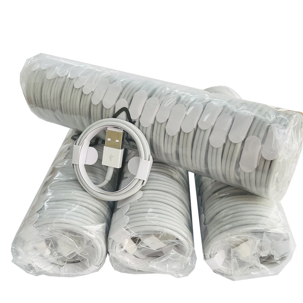 

USB Charging Data USB Cable for Lighting Cable 7 8 Plus X XS 6 6S 5 5S Max For iPhone Cable, White