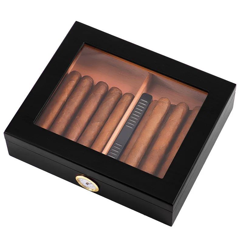 

Portable Cuban cigar case moisturizing humidity high grade cedar wooden box cigar humidor