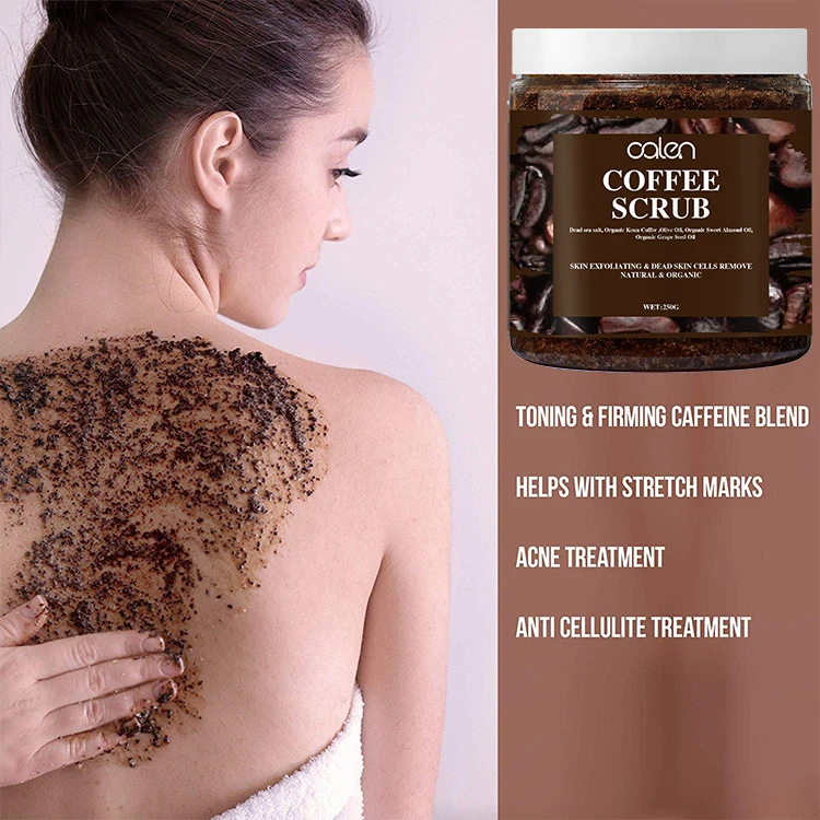 
Private label Natural Organic Coffee Scrub Exfoliating Anti Cellulite Body Scrub 