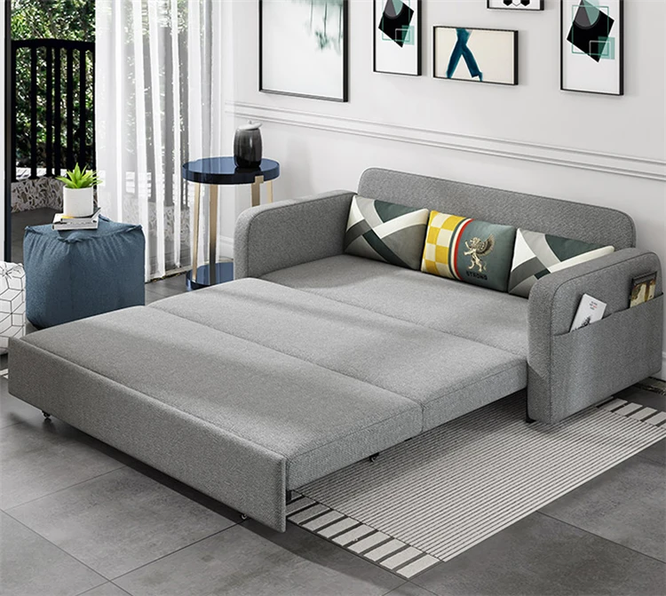 
Armchair hot sale sofa cum bed convertible sofas sofa bed folding wooden+metal design canape beds divan with storage 