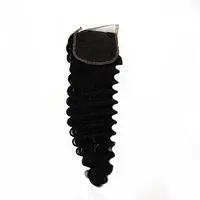 

Free Sample K.S WIGS 18 Inch Best Selling Transparent 13x4 Brazilian Deep Wave Pre Plucked Frontal,Raw Virgin Hair Frontal