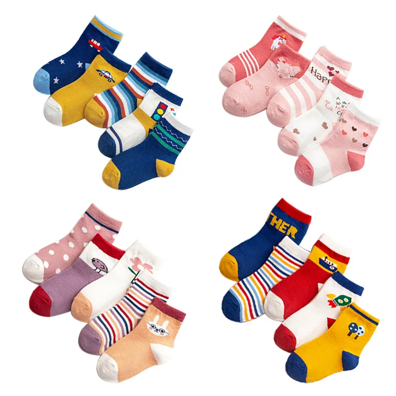 

drop shipping Baby Cute Cartoon animal Stripe Dots Fashion Sport Socks New Baby Kids Soft Cotton Socks Boys Girls hot sale, As photo