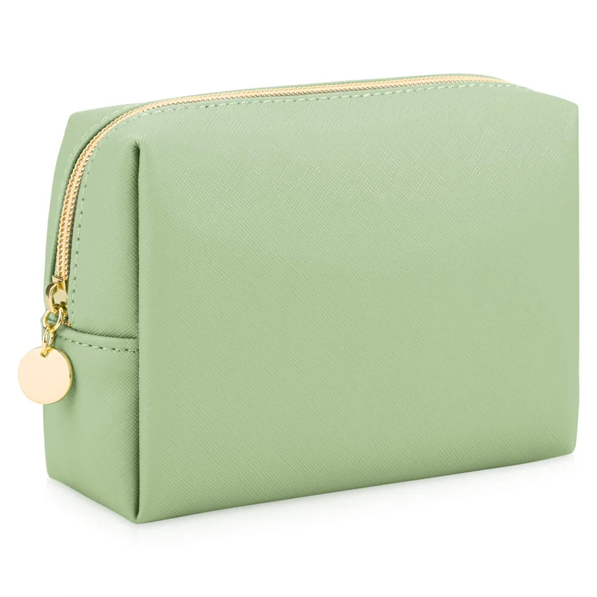 

PU Vegan leather travel Cosmetic Pouch Wash Bag for Women, Customized color