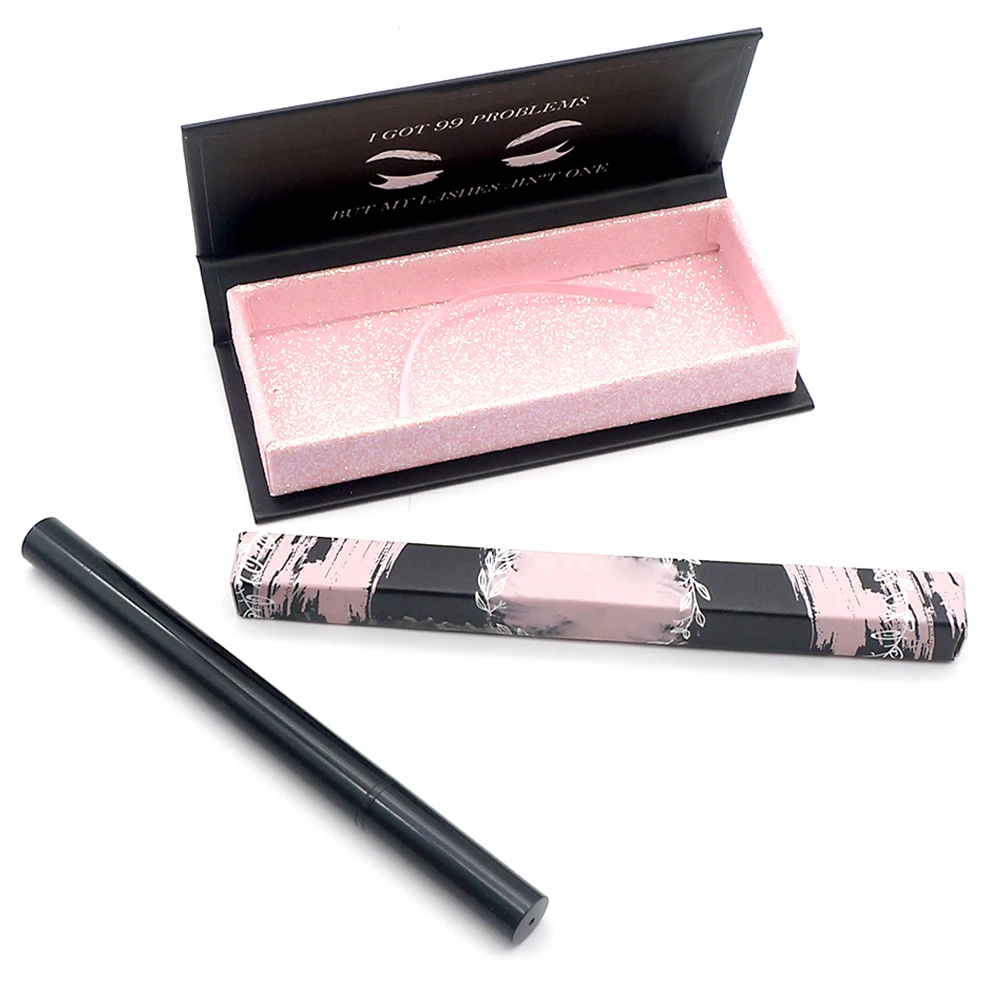 

Hot Sale Magic Eyeliner Adhesive 3D Strip Mink Eyelashes with Customized Packaging Hand Made 100% Handmade Mink Eyelashes Curl