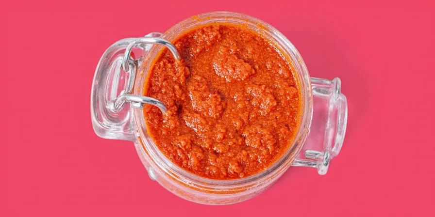 Fresh homemade sofrito in a bowl