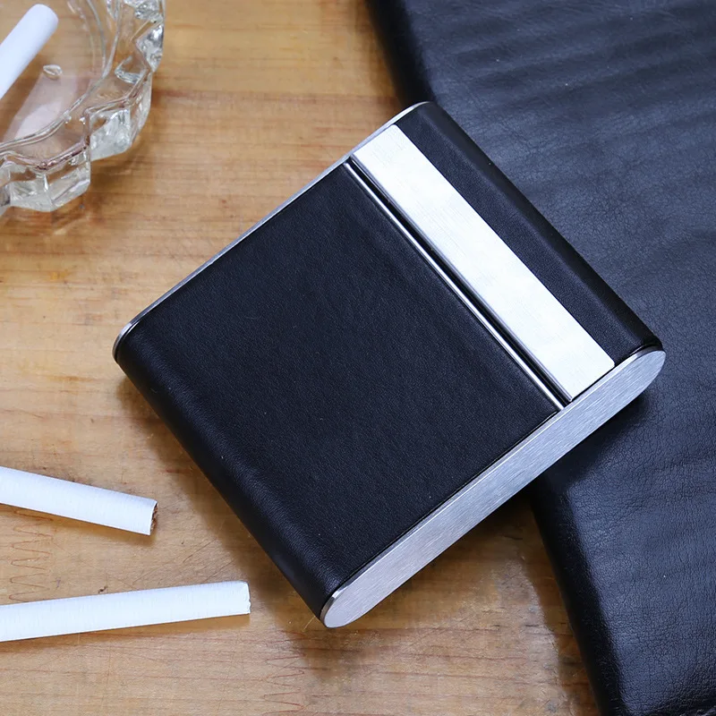 

Portable Men Smoking Box Magnetic Flip Cigarette Case Unisex Personality Cigarett Box Smoking Accessories, Pictures