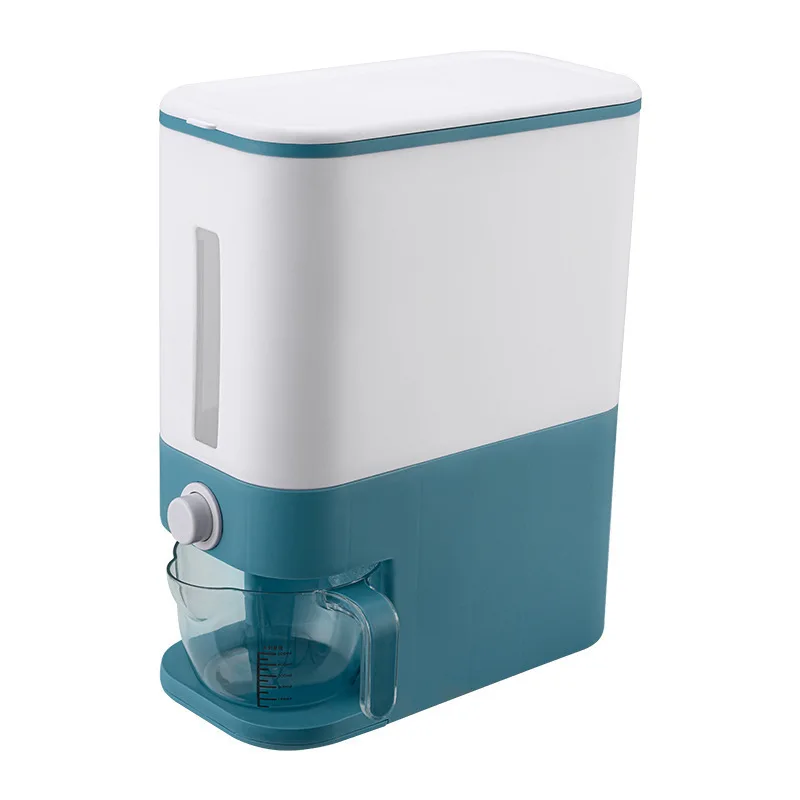 

New Japanese-style metering rice bucket with moisture-proof sealing and thickening 20 kg, automatic rice output storage box