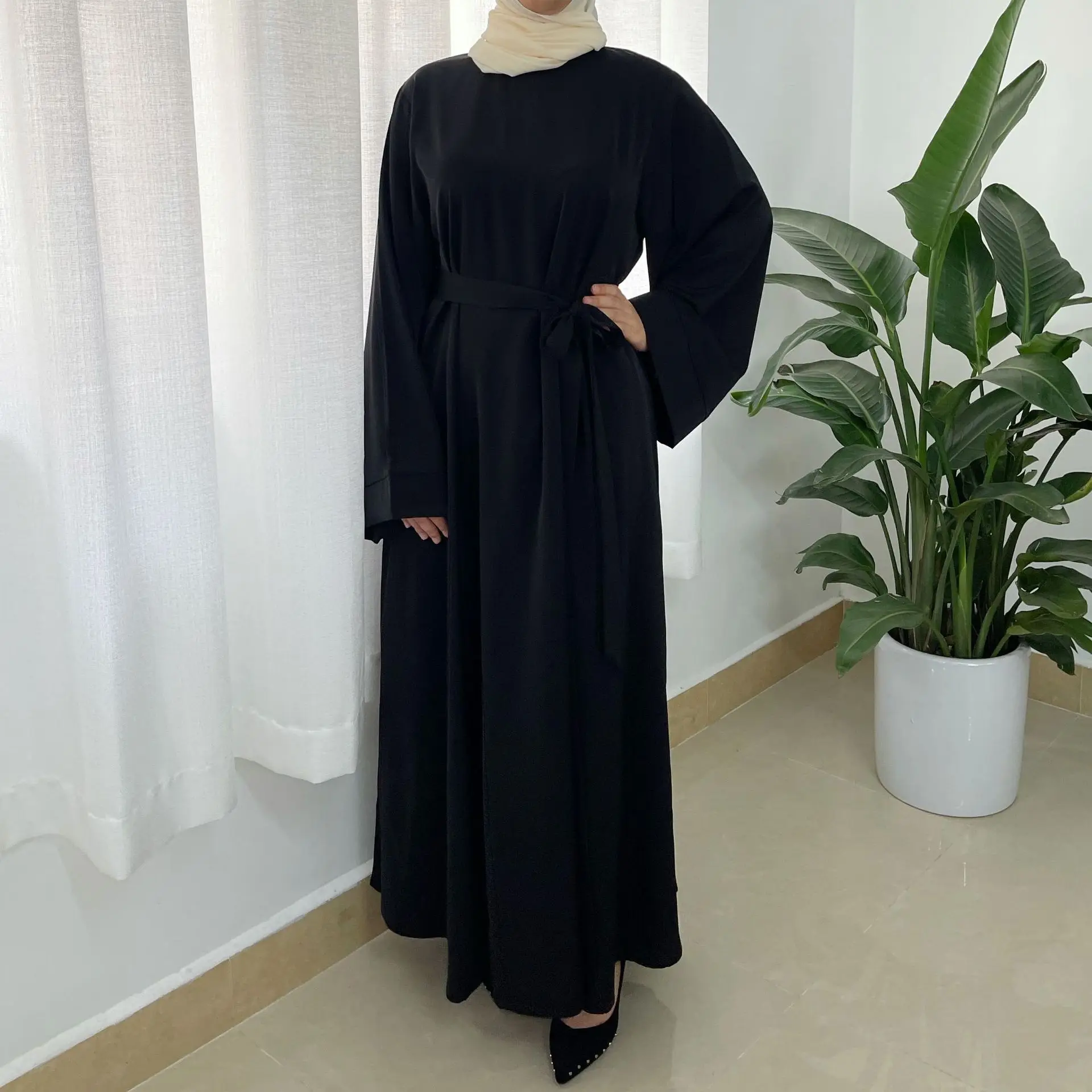 

Abaya wholesale gown dress XL Islamic clothing plain Muslim dress simple abaya