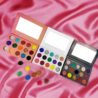 

Low MOQ makeup high pigment make your own brand private label DIY colorful custom eyeshadow palette
