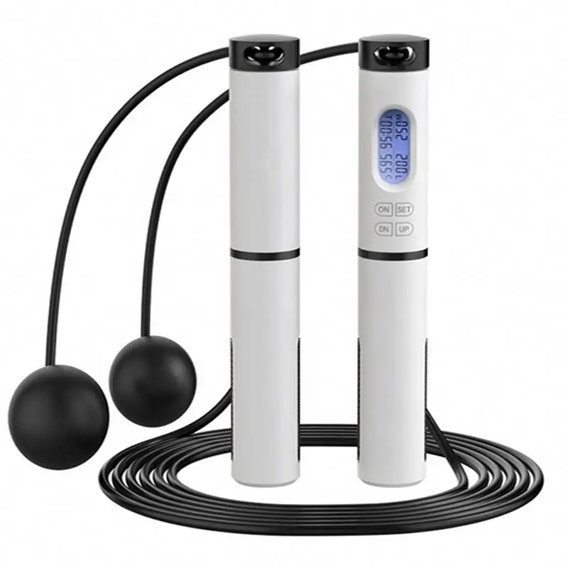 

Digital Electronic LED Display Skipping Jump Rope, Black/pink/blue/green