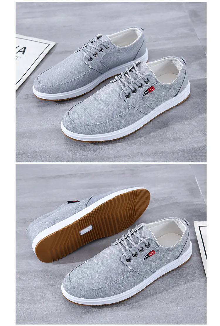 Comfortable Casual Shoes Canvas Shoes Men Men's Lace Up The Fashion ...