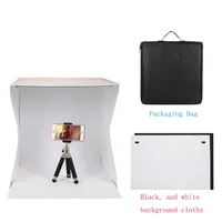 

Kaliou Portable Mini Photograph USB LED Light Soft Box Tent Folding Photo Studio 40*40*40cm for camera