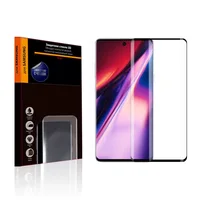 

PMMA Hybrid Film Anti-fingerprint Anti-scratch 3D Full Curved Tempered Glass Screen Protector for Samsung Note 10
