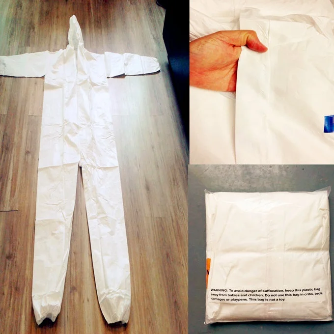 oem hot sale anti dust disposable protective clothing