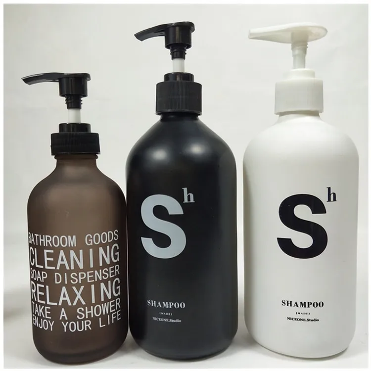 
100ML 250ML 500ML Soap Foaming Glass Bottle With Pump 