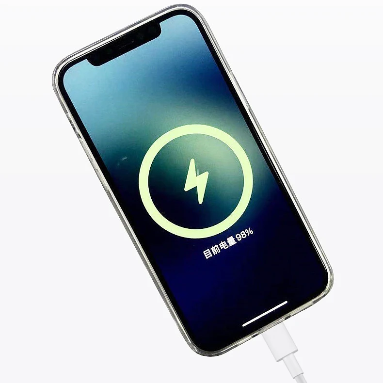 

2021 Trendy Transparent Anti-fall Phone Case Charging For iPhone 13 Pro Max 11 Mini