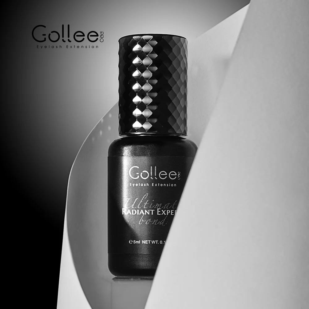 

Gollee Darkness Custom Box Extra Strong Bonding Adhesive For Individual Perfect Eyelash Extension Private Label Eyelash Glue