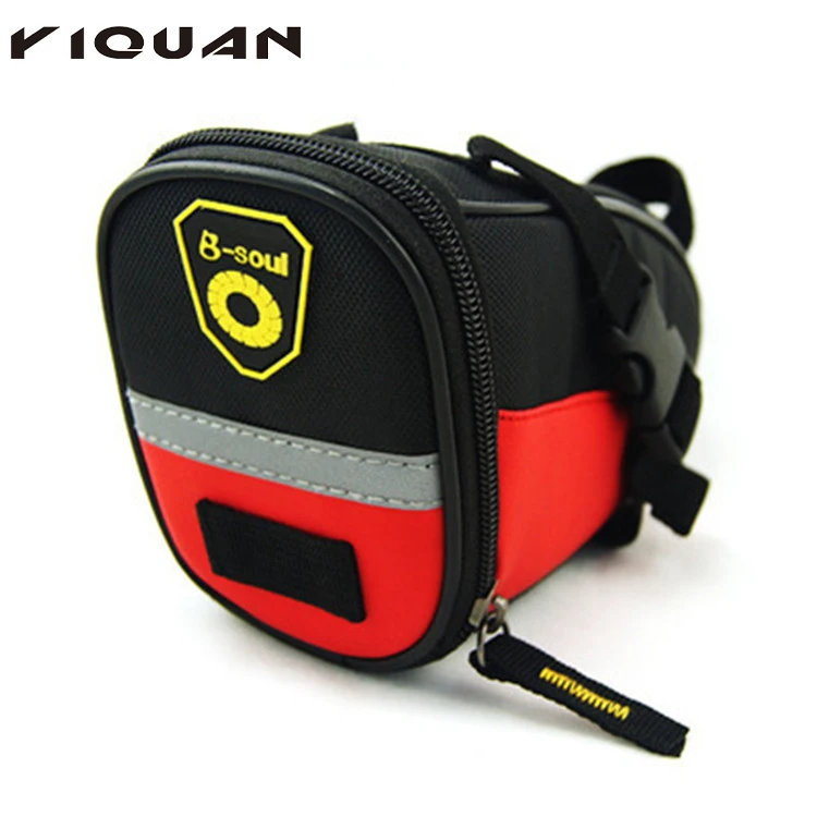 

2022 Strap-On Saddle Bike Bag Bicycle Seat Bag With Straps Bicycle Rear Journey Bags, Red, green, black, pink, dark blue, light blue