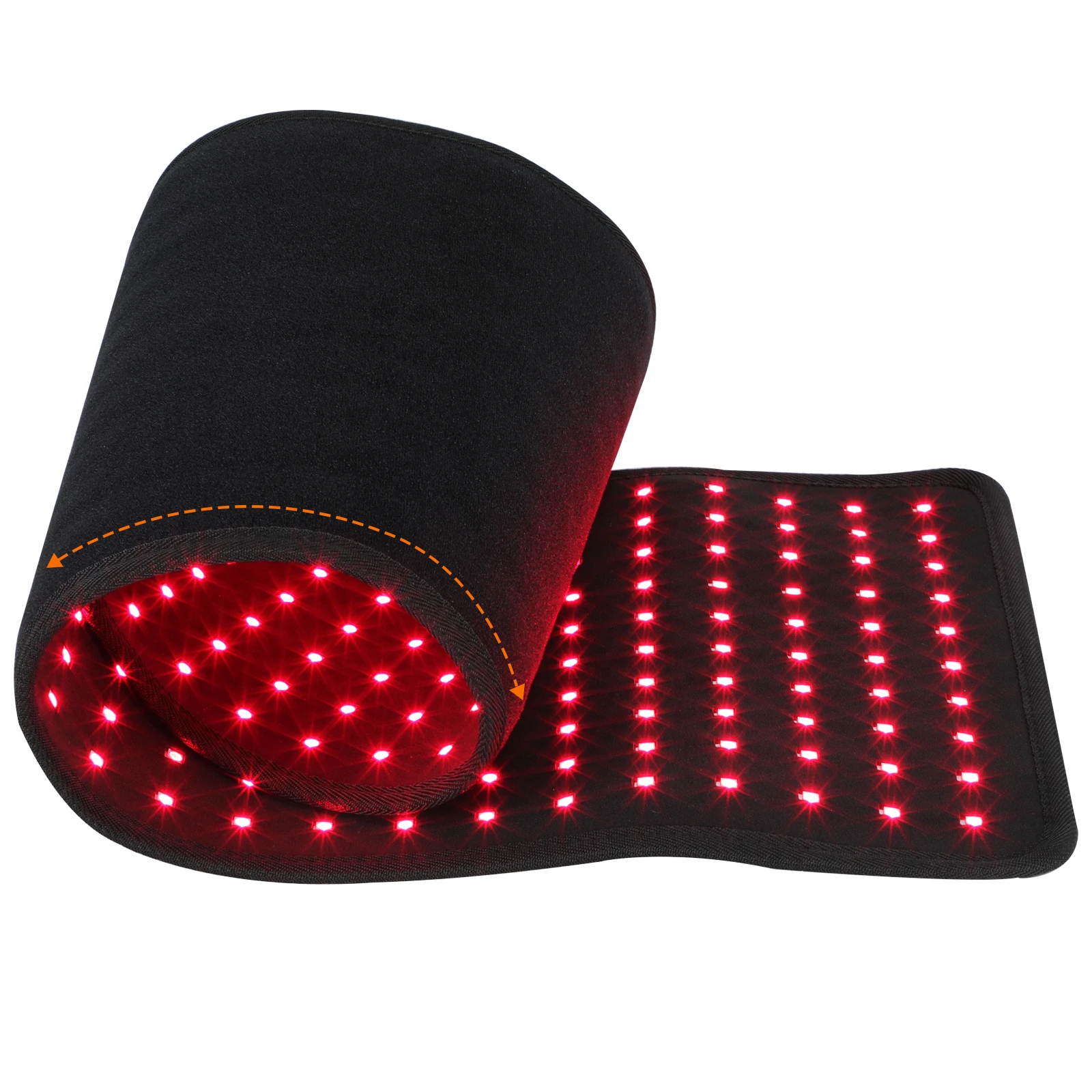 

Flexible pain relief infrared therapy lights wrap 660nm 850nm for weight loss, Black