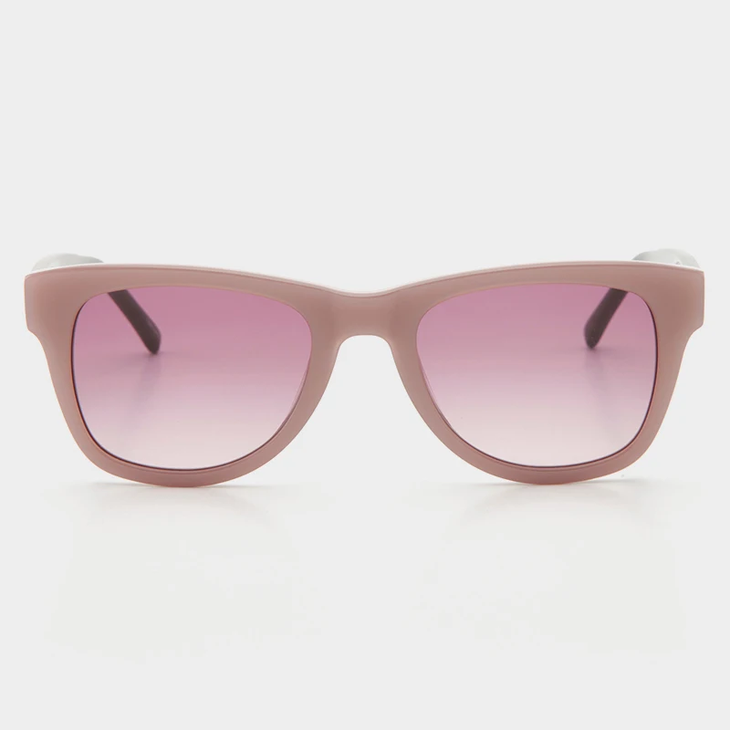 

High Quality CR39 UV400 Protected Lens Square Frame Unisex Glasses Sun Factory Acetate Sunglasses