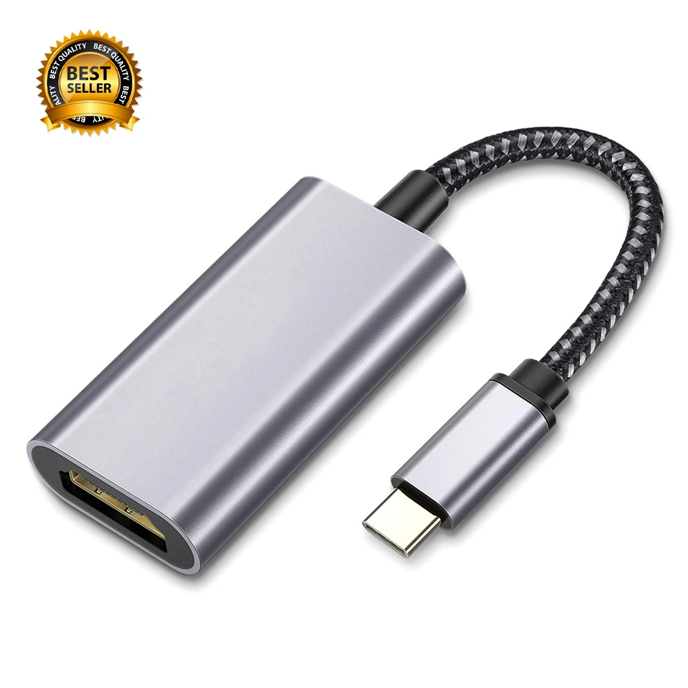 

USB Type C to HDMI-compatible Adapter USB 3.1 USB-C to Video Adapter Converter for MacBook Air Pro Samsung Type C to HDMI, Silver